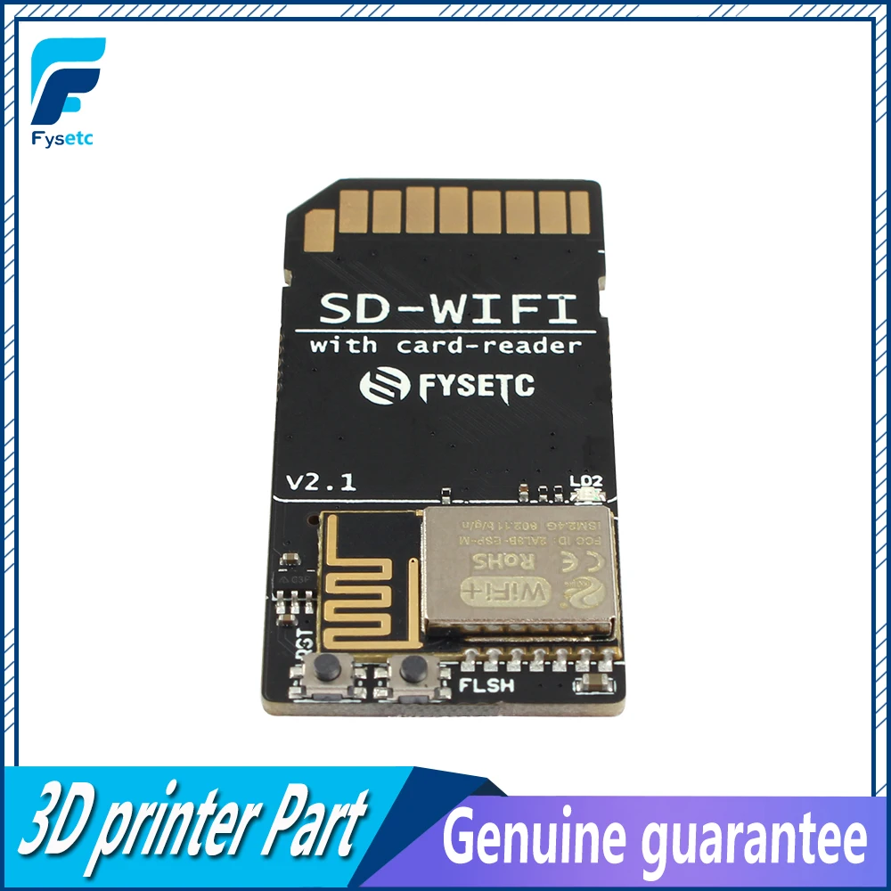 Fysetc-módulo Sd-wifi Card-reader Transmissão Usb para Chip Serial Run Esp Web Wireless Onboard Fit para s6 f6 Turbo