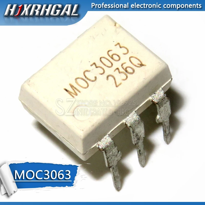 1 шт. MOC3062 MOC3020 MOC3021 MOC3023 MOC3043 MOC3052 MOC3063 MOC3083 DIP6 и IC HJXRHGAL - Цвет: MOC3063
