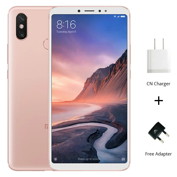 6GB 128GB Gold Мобильный телефон Snapdragon 128 с глобальной ПЗУ Xiaomi Mi Max 3, 4 ГБ, 64 ГБ, 6 ГБ, 636 ГБ, Восьмиядерный процессор AI, две камеры, 6,9 дюйма, полный экран, 5500 мАч - Цвет: 6GB 128GB Gold