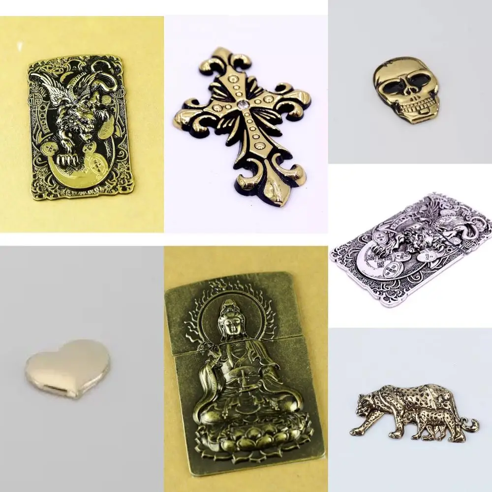 DIY Lighter Patch Jewelry-Accessories Creative And Buddha-Statue Pixiu Personalized Pure-Copper