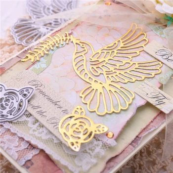 

YaMinSanNiO Bird Flower Metal Cutting Dies DIY Scrapbook Paper Model Embossing Knife Die New 2020 Blade Punch Die Cutting Die