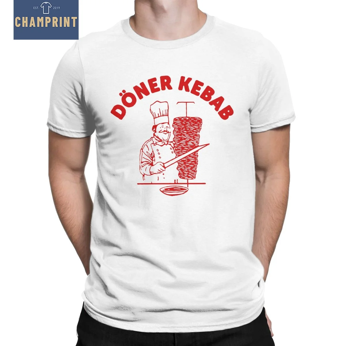 Забавные мужские футболки Doner Kebab Graphic новинка футболка из чистого хлопка с