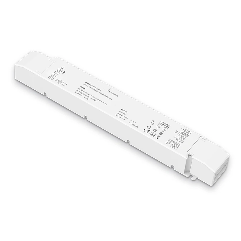 Новинка 0-10 В 1 ~ 10 в светодиодный драйвер затемнения AC200-240V вход 75 Вт 24 12
