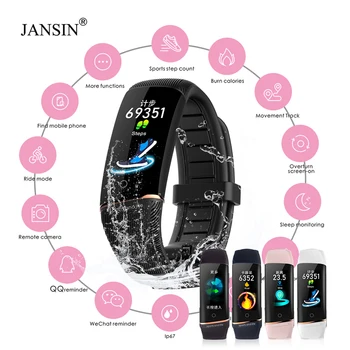 

E98 Smart Bracelet Men Women Fitness Track Heart Rate Monitor Smart Watch Blood Pressure Watch IP67 Waterproof Sport smart band