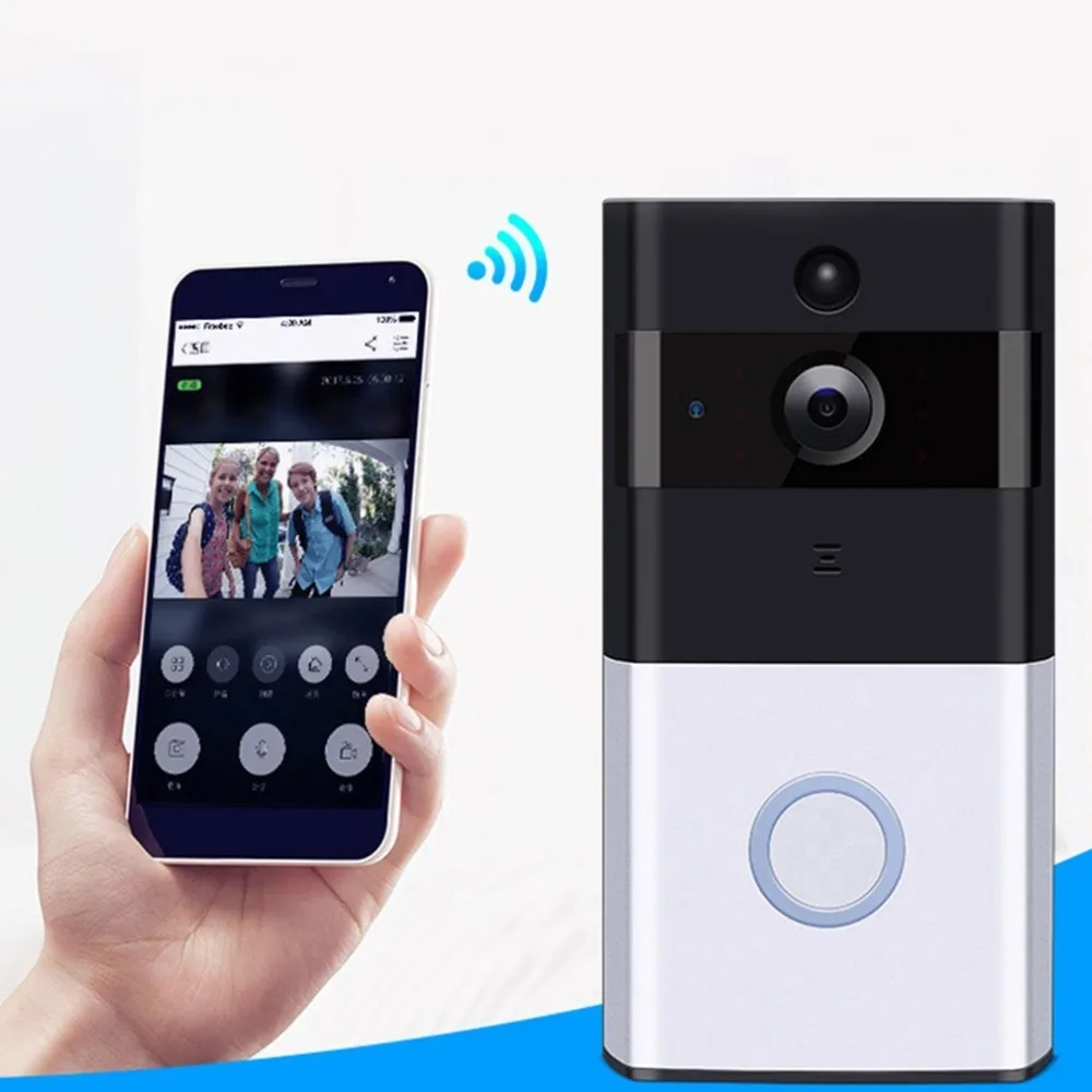

M1 Professional Home Security Wireless IP Doorbell HD Infrared Night Vision Motion Detection Alarm Doorphone Doorbell Hot Sales