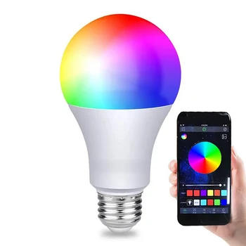 

9W WiFi Smart Light Bulbs RGB LED Light Lamp WiFi RGB Smart LED Light Bulb for Apps by iOS Android Home