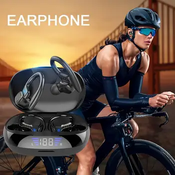 

Bluetooth Earphone TWS 5.0 Led Display Wireless Earbuds With 9D Sport HD Headsets Call Music Microphone Headphones Stereo U0D1