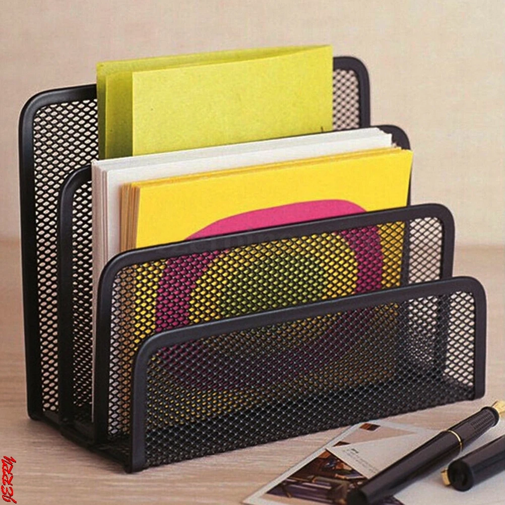 Limas de tres letras de alambre negro para libros, soporte de bloc de notas para escuela, hogar, oficina, escritorio, decoración, suministros de oficina, 1 Uds.
