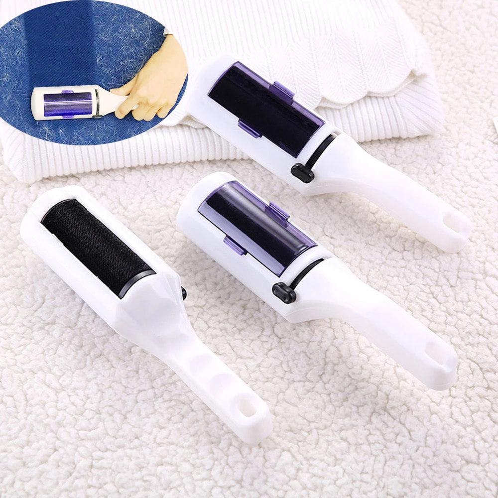 Многоразовая щетка для удаления меха с щеткой одежды тряпка пыли липкая шерсти