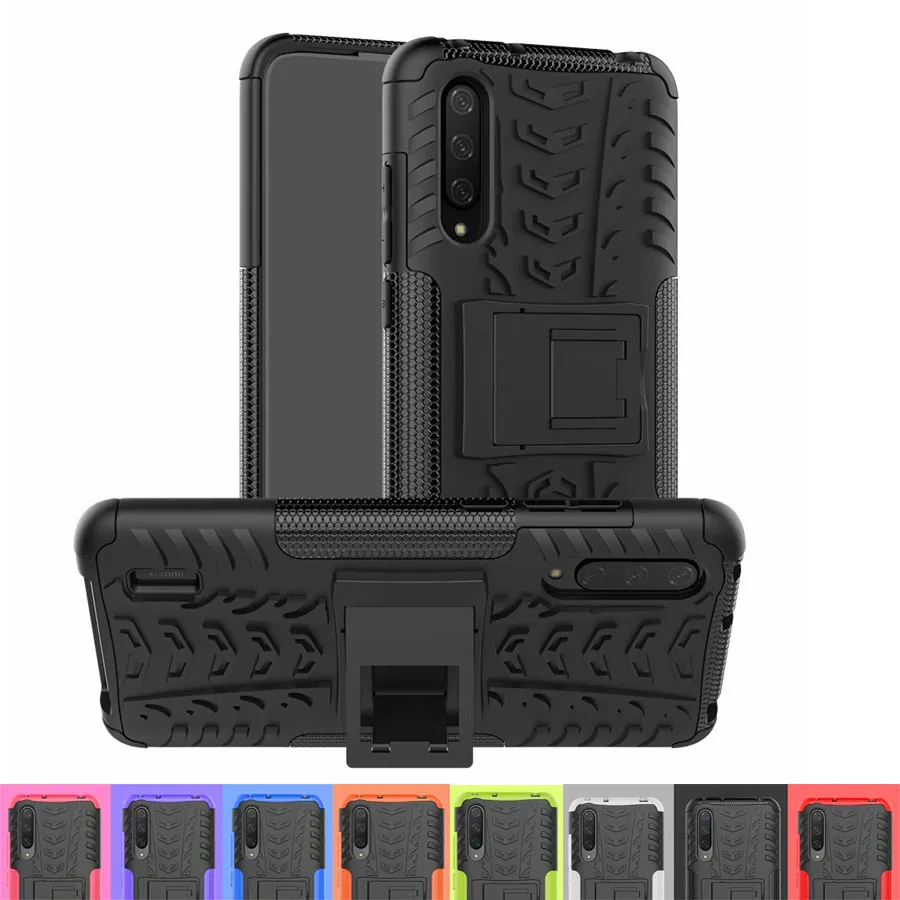 Ударопрочный силиконовый жесткий защитный чехол-подставка для Xiaomi Mi 9se 8lite 6X A2 redmi