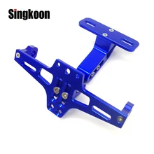 Универсальный держатель номерного знака для мотоцикла kentekenplaathouder для honda cbr 500r cbf 125 cb 600 Benelli tnt 300 tnt