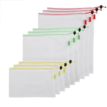 

Polyester Vegetable And Fruit Can Scan Code Supermarket Shopping Bag Drawstring Harness Pocket Children's Toy Storage Bag