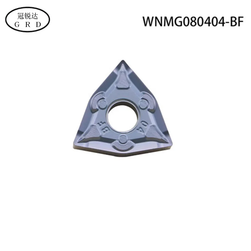 WNMG080404-BF Высокое качество WNMG лезвие WNMG0804 вставка из нержавеющей стали отделка WNMG080404 WNMG080408 используется с поворотным рычагом - Цвет: WNMG080404-BF