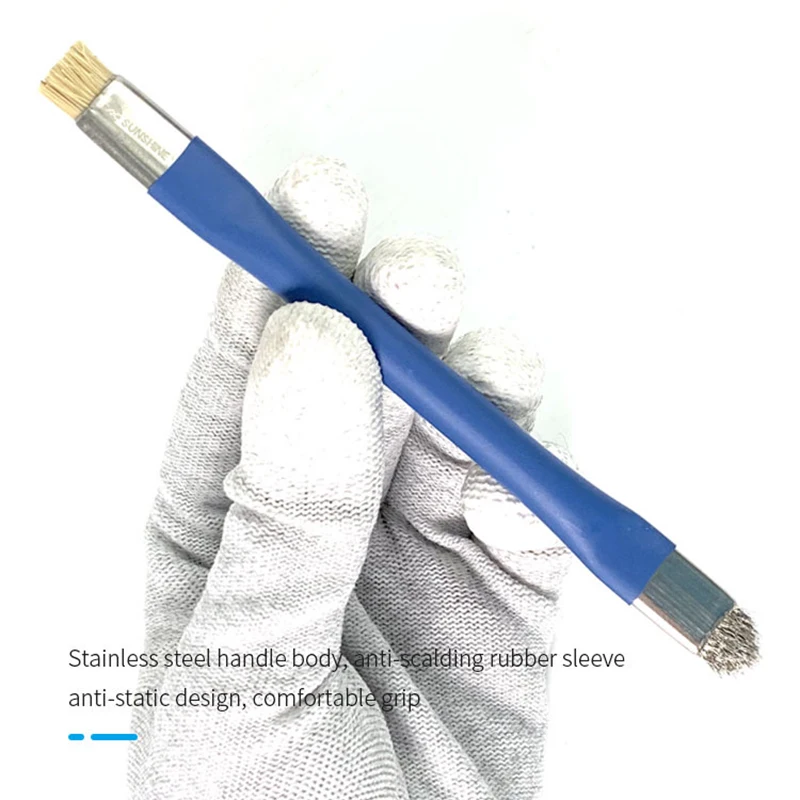 Double-Head Anti-Static Brush For iPhone iPad Samsung Motherboard Cleaning Tools Mobile Phone Tools