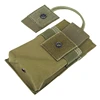 Molle Short Radio Pouch Nylon Molle Tactical Radio Holder Case for BaoFeng UV-5R UV82 (T) Walkie Talkie Case Multicam Pouch 6