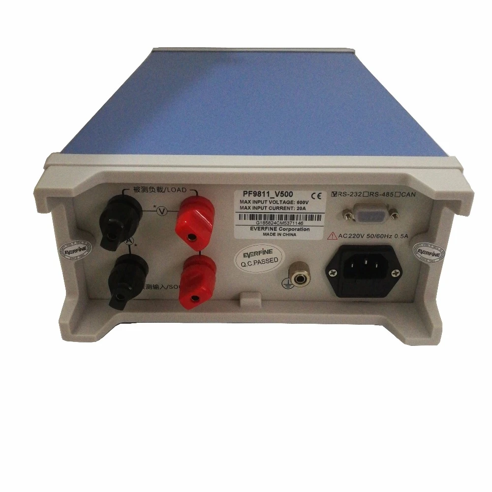 EVERFINE PF9811 power consumption of electrical parameters harmonic analysis tes
