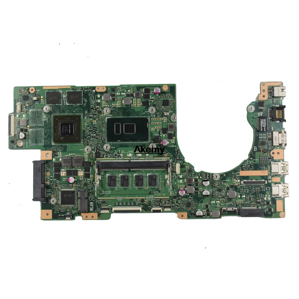 K501UX материнская плата для ноутбука ASUS K501UB K501UX K501UQ оригинальная материнская плата DDR3 8GB-RAM I7-6500U GT940M