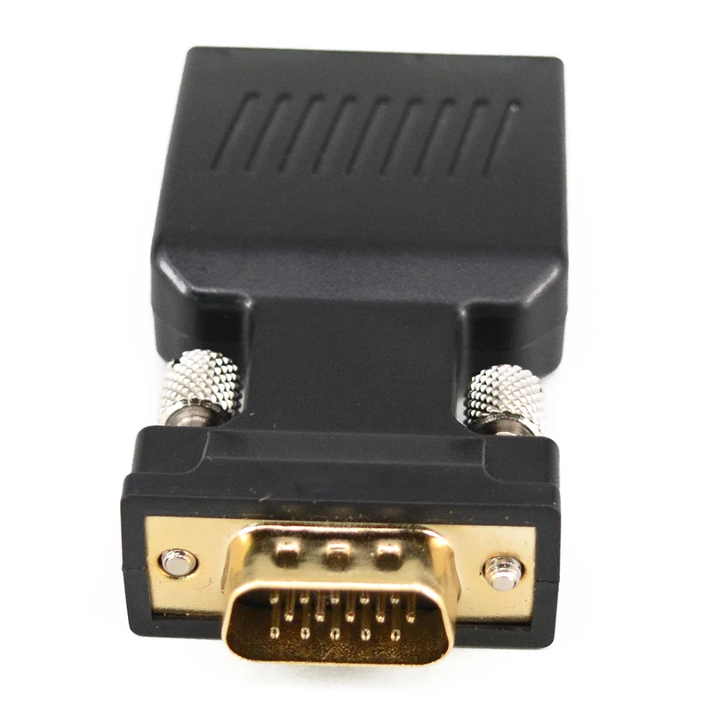 

Mini VGA To HDMI Converter With Audio Adapter Cables 1080P For HDTV Monitor Projector DVD PC PS3 Adapter Converter Plug And Play
