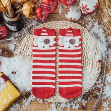 4 пары, женские носки, носки унисекс для взрослых, милые забавные хлопковые рождественские махровые толстые теплые носки, носки женски