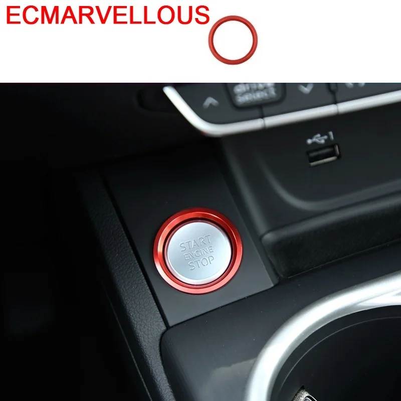 

Auto Control System Gear Steering Wheel Ignition Automobile Modified Chromium Car Styling Accessories Protecter 18 FOR Audi A5