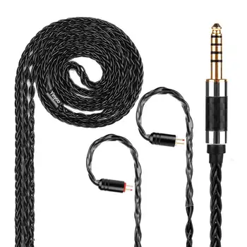 

Yinyoo 2.5/3.5/4.4mm MMCX/2Pin 8 Core Durable Replacement Earphone Balanced Cable Upgraded Wire jack