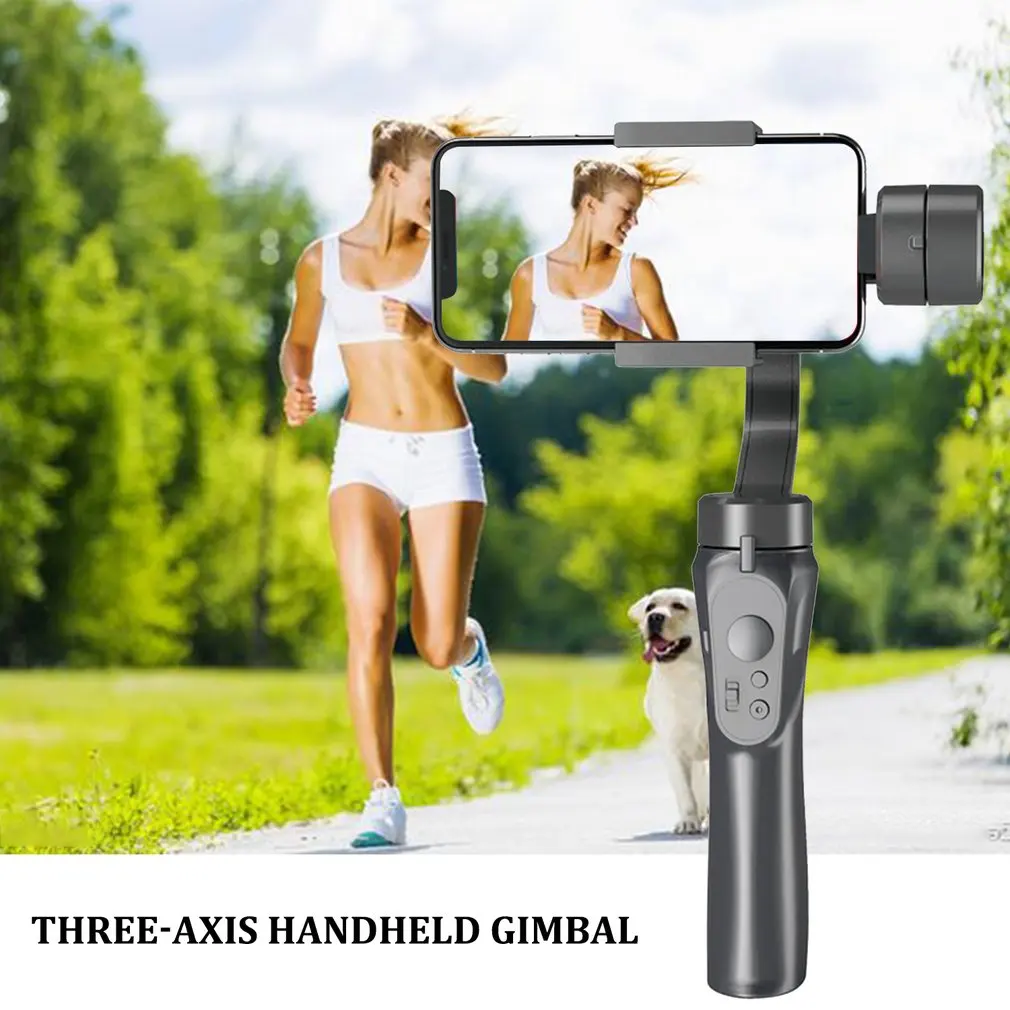 

H4 3-Axis Handheld Gimbal Stabilizer with Clip Holder for iPhone XS XR X 8Plus 8 7P 7 for Samsung & Action Camera