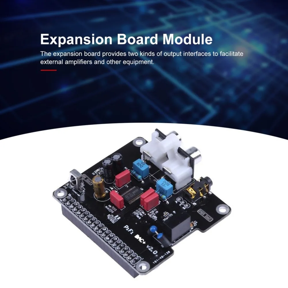 PCM5122 DAC+ Hi-Fi DAC аудио модуль звуковой карты со светодиодный индикатор ies интерфейс DAC HIFI Плата расширения для Raspberry pi