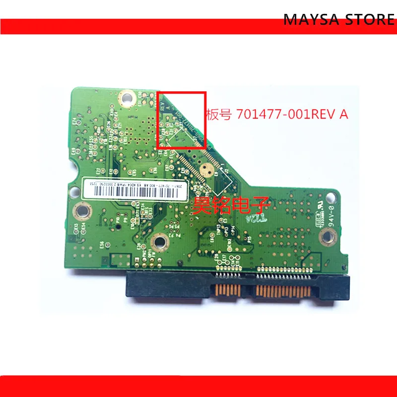 

HDD PCB logic board 2060-701477-001 REV A for WD 3.5 SATA hard drive repair data recovery