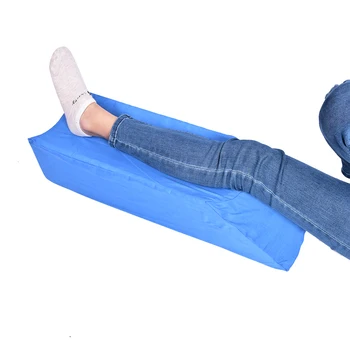 

1pcs Gel Memory Foam Wedge Bed Pillow Washable Cover Leg relaxing tool Elevating Knee Leg Rest Support 60*20*15cm
