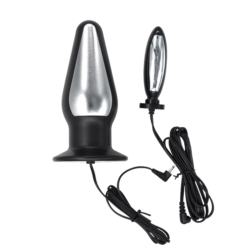 Anal Electro Plug Taser Electric Shock Anal Cork Electro Sex Bdsm Toys Electricity Accessories E-Stim Butt Plug Prostate Massage