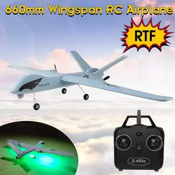 

RC Airplane Z51 Predator Wireless Control RC Plane 2.4G 2CH 660mm Wingspan EPP DIY Glider RTF Built-in Gyro Plane Model for Kids