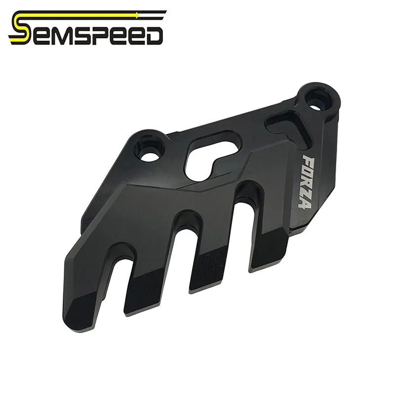 Semspeed мотоцикла с ЧПУ декоративные передние дисковые тормоза крышка насоса защита для Honda MF13 Forza 300 250 125 - Цвет: Черный