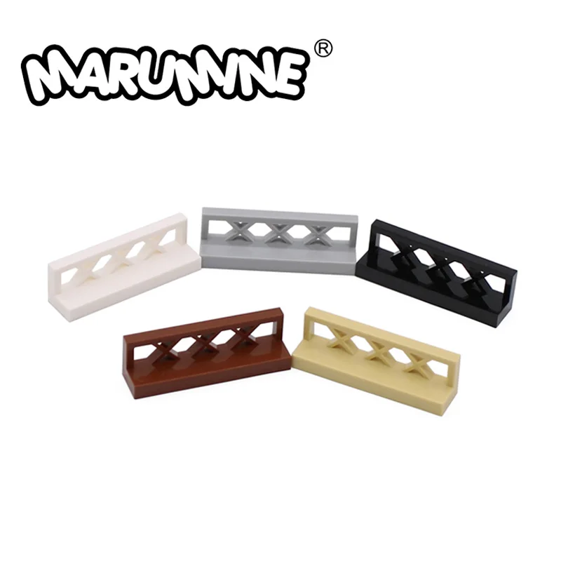 Marumine-Kit de modelo de valla 3633, 1x4x1, piezas de bloques de barandilla analógica, casa de bloques de construcción, ingeniería, juguetes para niños