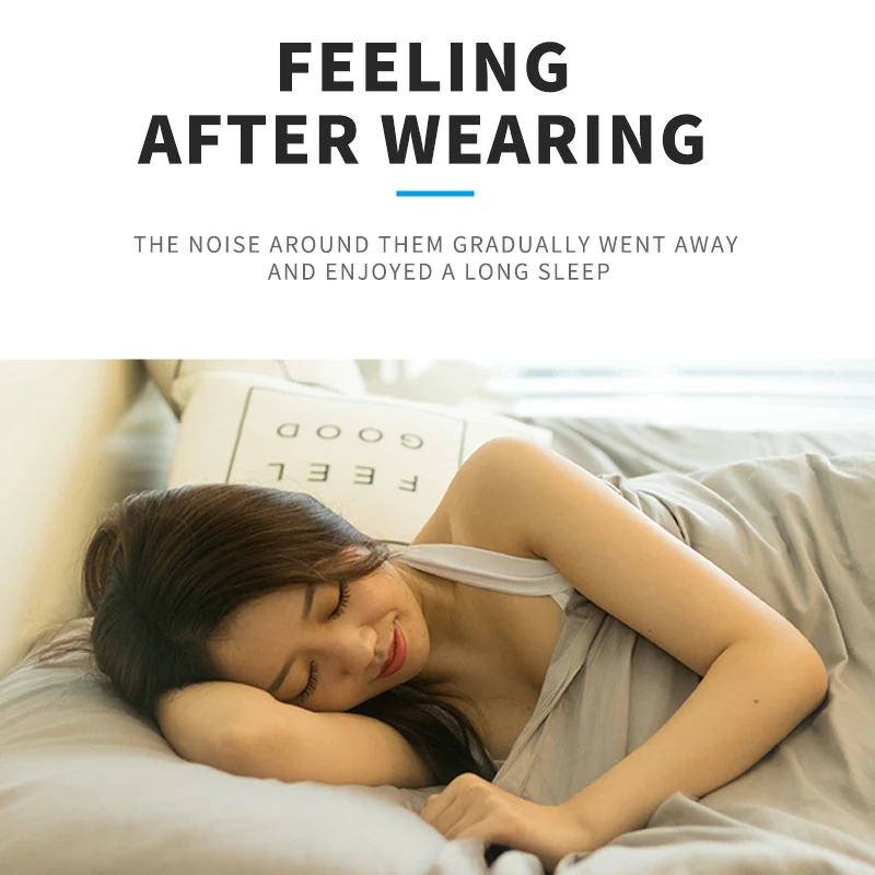 소음 및 소음 방지 코튼 귀마개, 여행 수면 및 수영용 왁싱, 방음 청력 보호, 코튼 보호