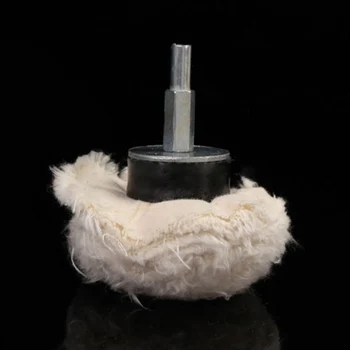 

8pcs Polishing Kit Dome Goblet Cylinder Mop Buffing Wheel Compound White Cotton Cloth For Metal/ Wood/ Car Glass/ Ceramics