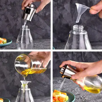 

Portable Vinegar Bottle Oil Dispenser Oil Spray Empty Salad Sprayer Bottle Olive Hot Baking Kitchen Accessories Glass BBQ O Z9K4