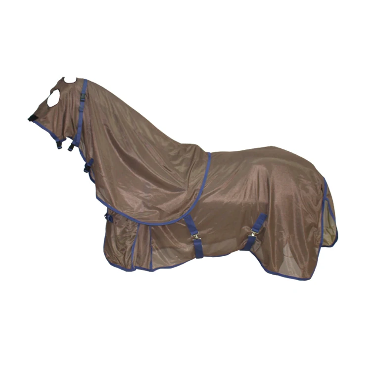 Horse Clothing Summer Mesh, Sunscreen, Anti-mosquito, Cool And Breathable Horse Covering With Bib PVC Fabric