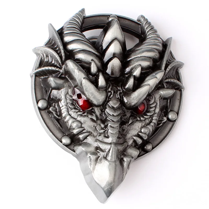 Пряжка для ремня Dragon King 3 8 см 4 компоненты самодельного ручной работы рыцарская из