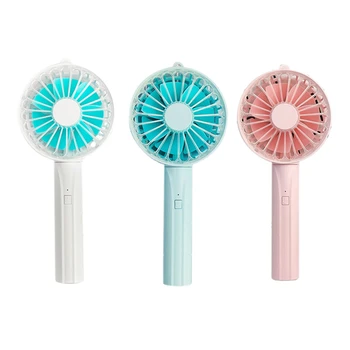 

Portable Handheld Fans, Mini Electric Desk Fan USB Rechargeable Battery Powered Fan for Home Office Camping Travel