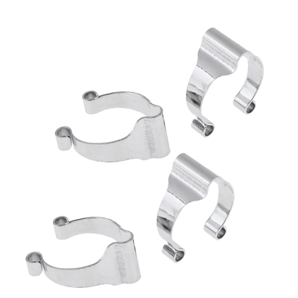

4 Pack Metal Bicycle Cable Clamp Brake Shifter Hosing Clamp Derailleur Line