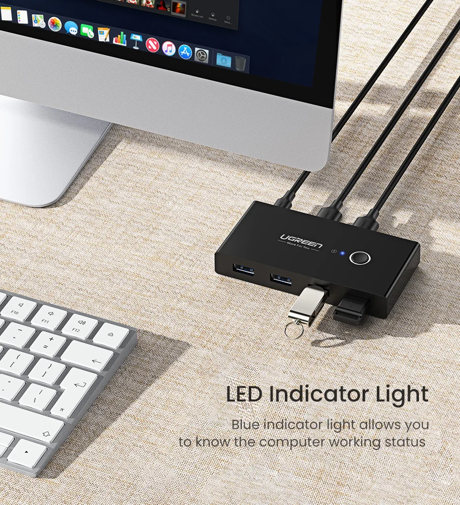 3.0 2.0 switcher 2 porta peças compartilhamento