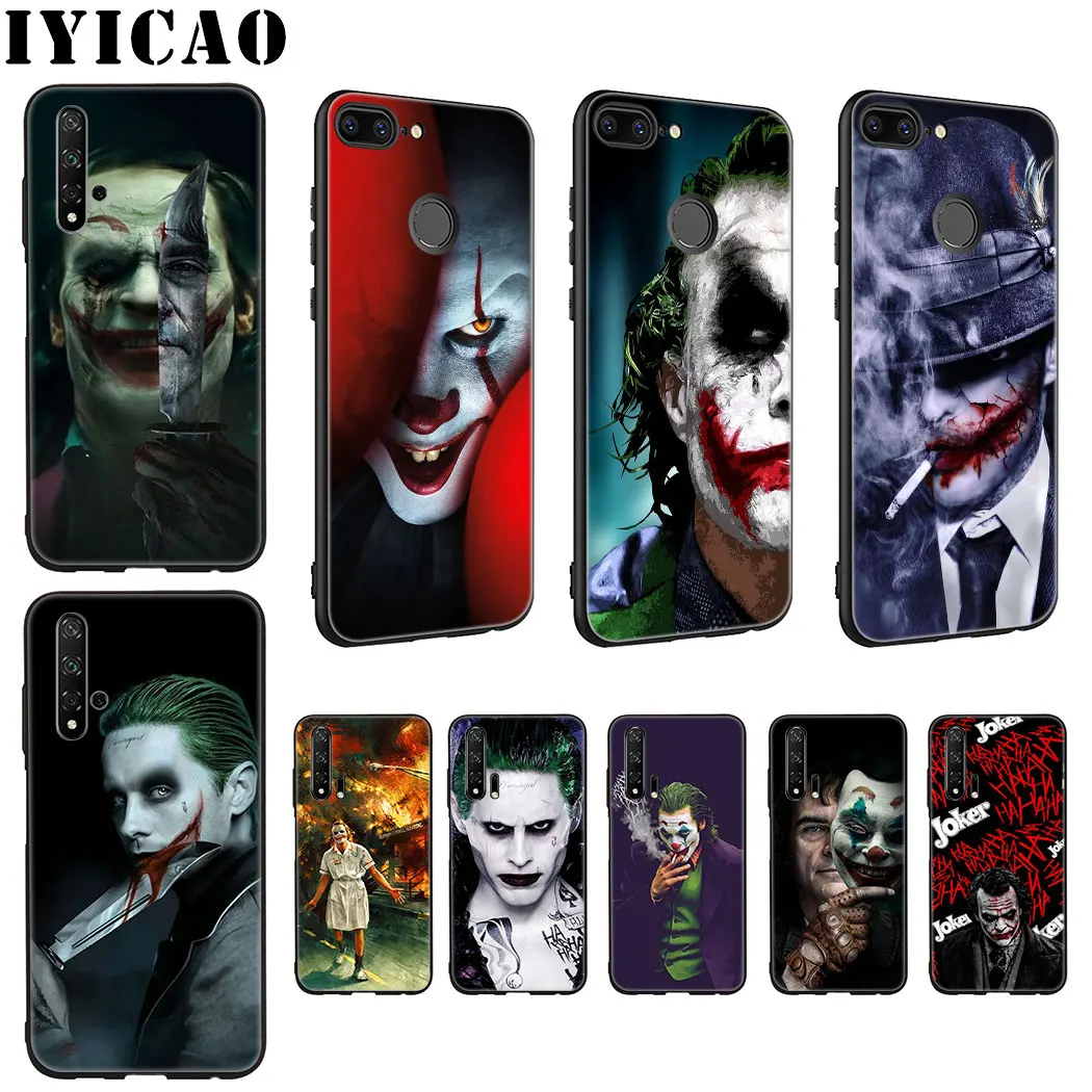 

joker Soft Silicone Case for Huawei Honor view 20 9X 7A Pro 10 9 8 Lite 8X 8C 7X 7C 6A Note 10 Case