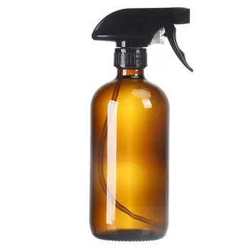 

500ml Refillable Press Pump Glass Spray Bottle Oils Liquid Container Perfume Atomizer Travel