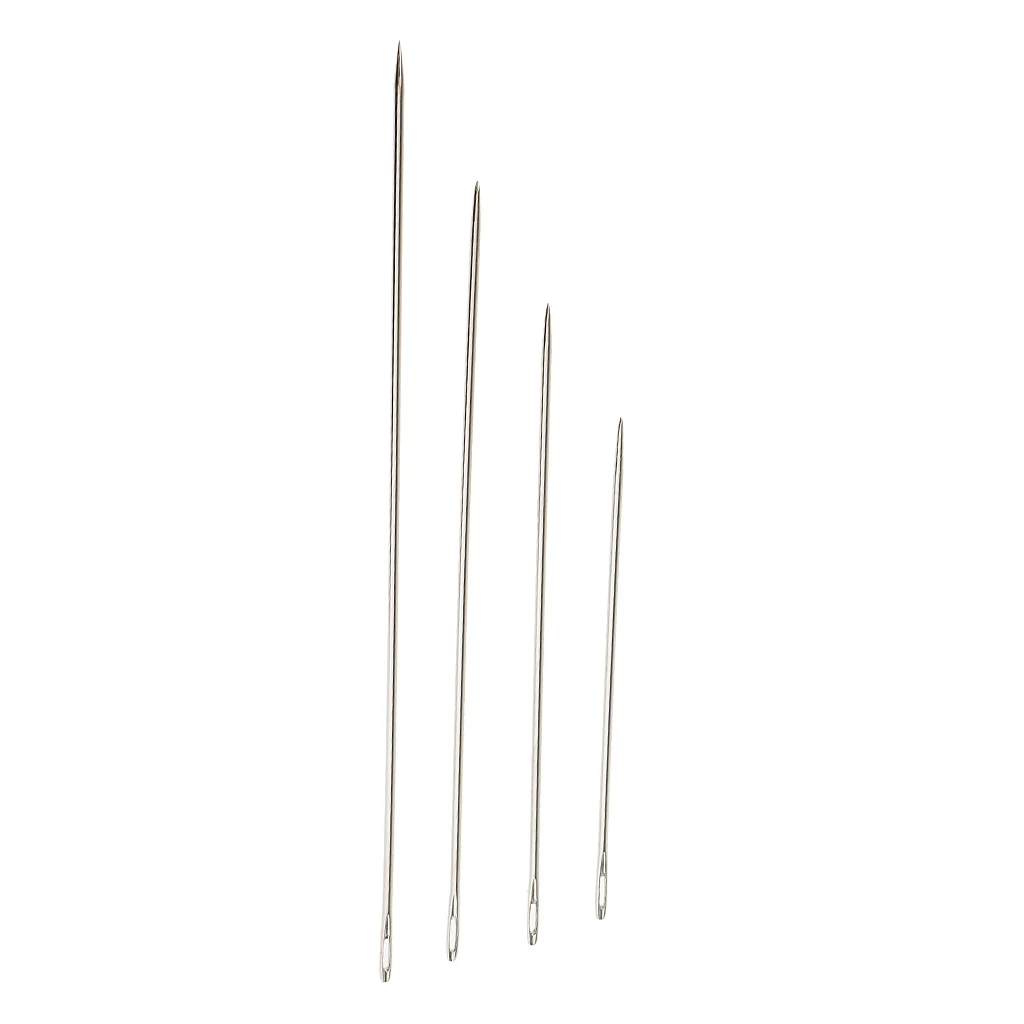 4pcs Long Embroidery Needles Kit for Sewing Mending Craft DIY Accessories