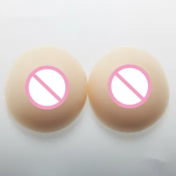 

1800g/pair Silicone Breast Forms Fake Breast Transgenders F Cup Plus Size Lingerie Strapless Bra 2019