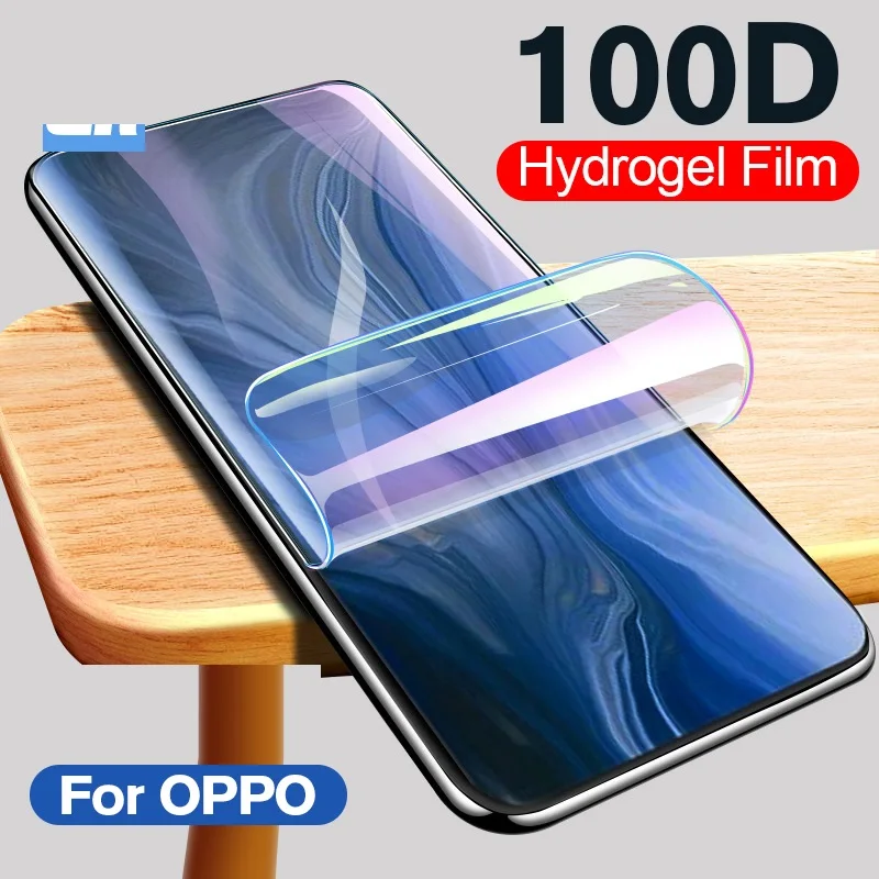 Per Oppo Reno 4Z 5G Hydrogel Film Full Glue Hd Pellicola Salvaschermo Per Oppo Reno 4 Lite Vetro Non Temperato