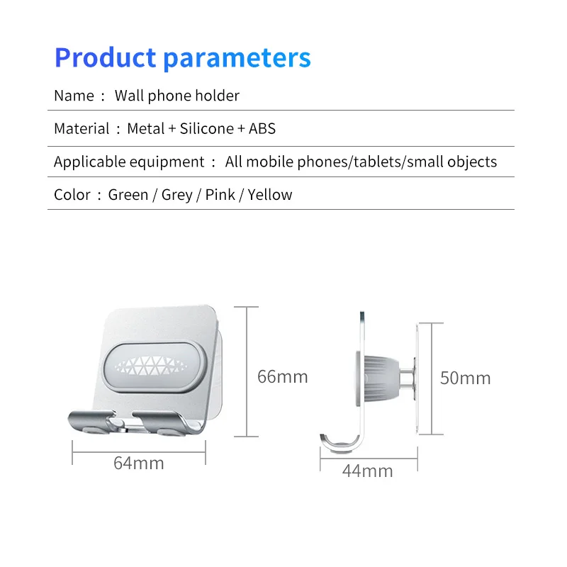 Montagem na Parede Suporte do Telefone Suporte de Caixa de Armazenamento Ankndo Universal Auto-adesivo Rotatable Móvel Carregável Multifuncional 12 Ankndo universal auto-adesivo rotatable montagem na parede