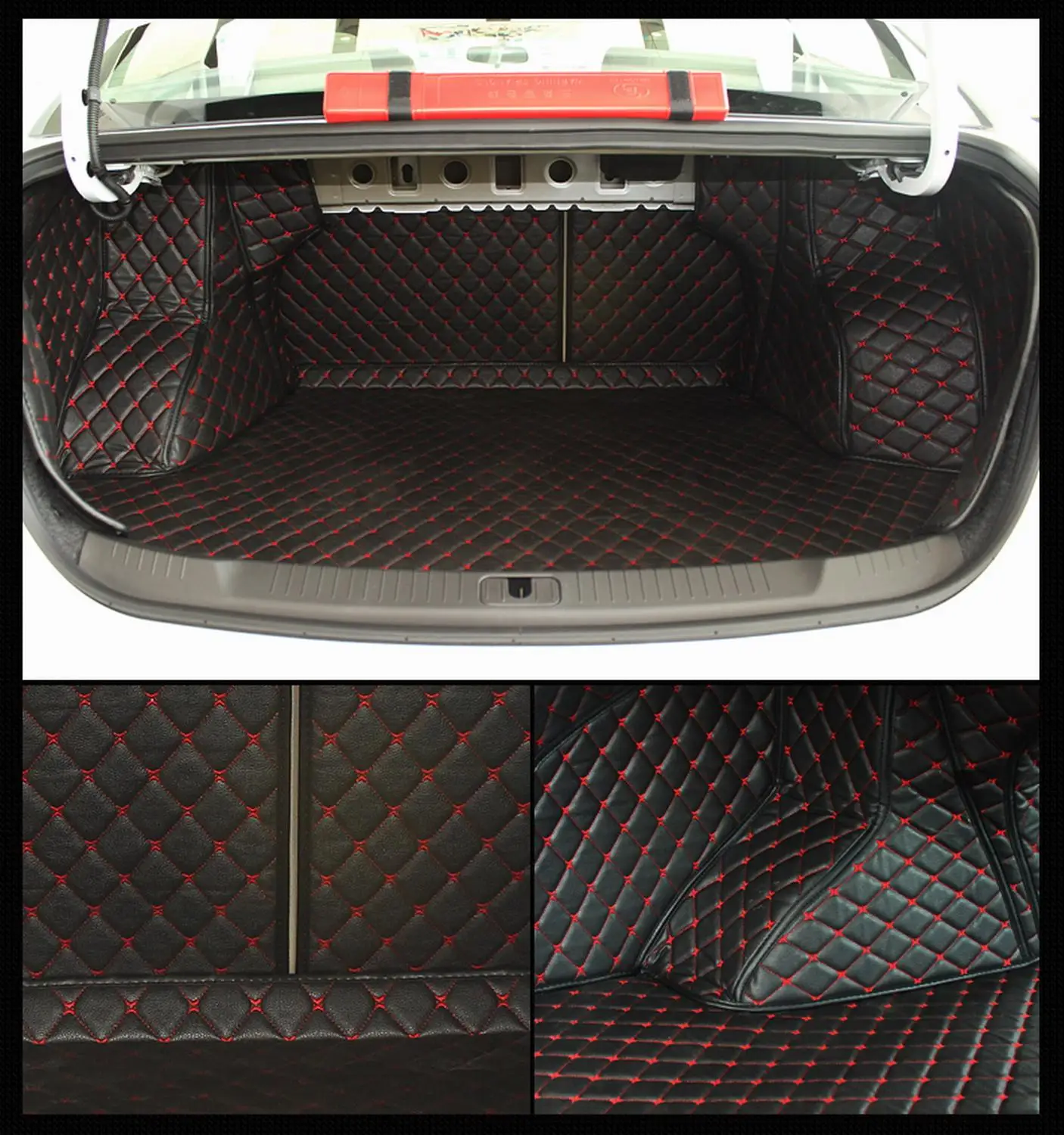 

Special No Odor Wholy Surrounded Waterproof Non Slip Car Trunk Mats Durable Carpets for B/C/E/S/GL/ML/GLK/GLA