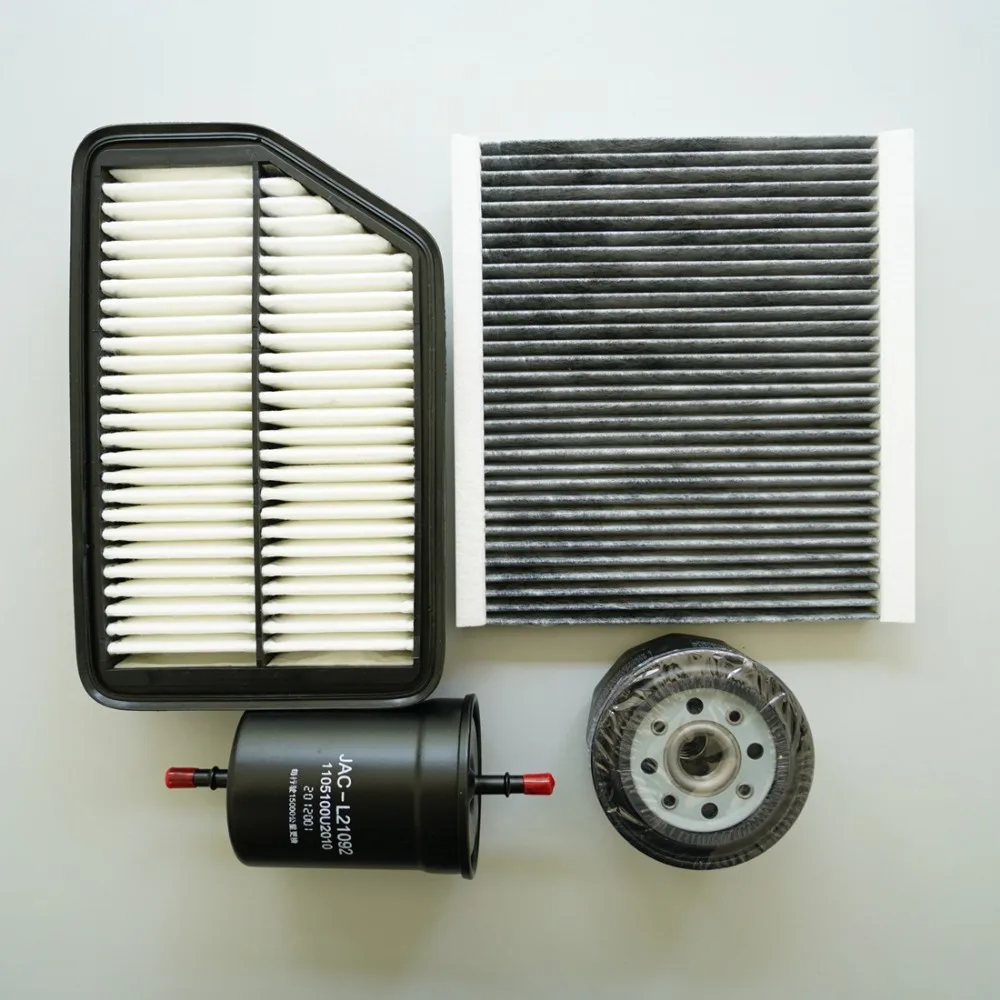 Набор из четырех фильтров для JAC S5 1 8 T/2.0L 1010210GD052 1109130U1510 8126100U1510 06 1105100U2010| |