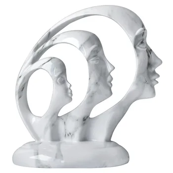 

Nordic Abstract Human Face Figurine Miniature Model Modern Character Figurine Ornament Home Decoration Accessories Room Decor